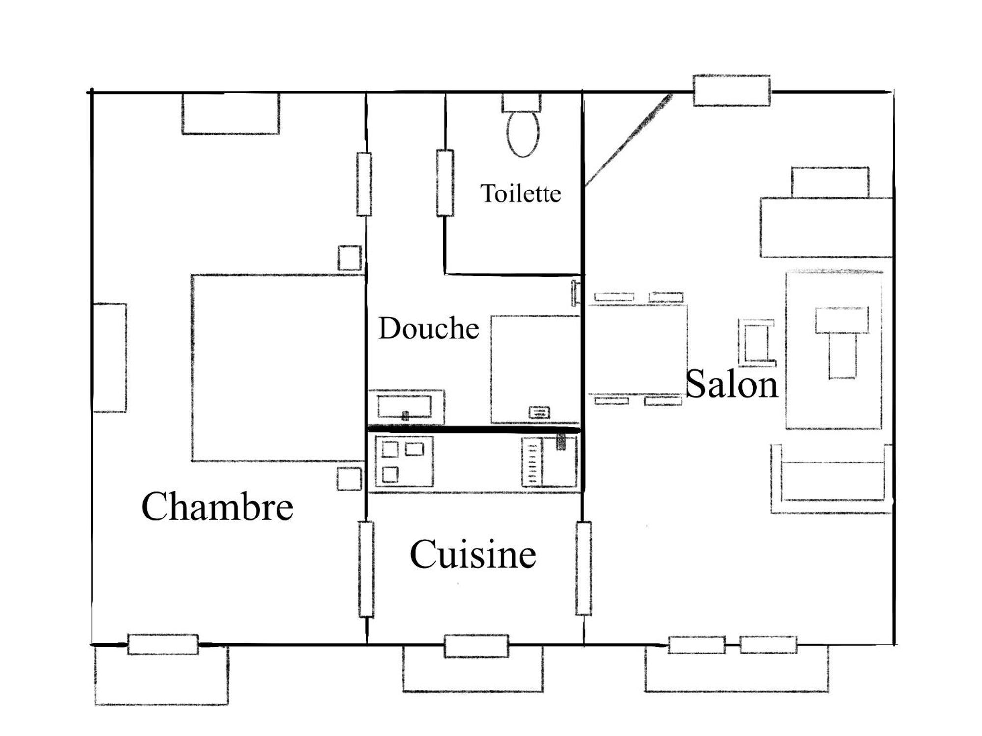 Suite Dans Villa Mexicaine Jausiers Eksteriør billede